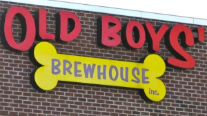 Old Boys' Brewhouse sign - Spring Lake, Michigan