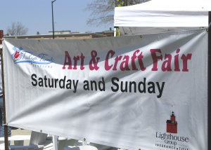 Tulip Time Art and Craft Fair banner
